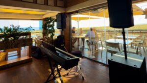 Dos Passos, Praia do Ancão wedding with equipment hired from Vibe-Algarve