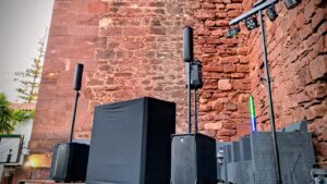 Silves Castle wedding equipment hire from Vibe-Algarve