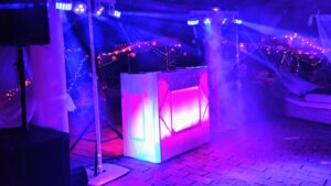 Vibe-Algarve sound system, lighting and DJ equipment hired for a wedding at Quinta Albasol